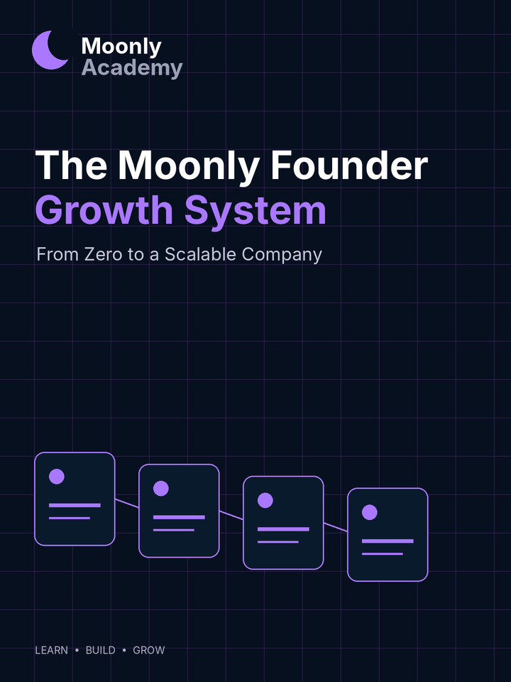 The Moonly Founder Growth System — From Zero to a Scalable Company